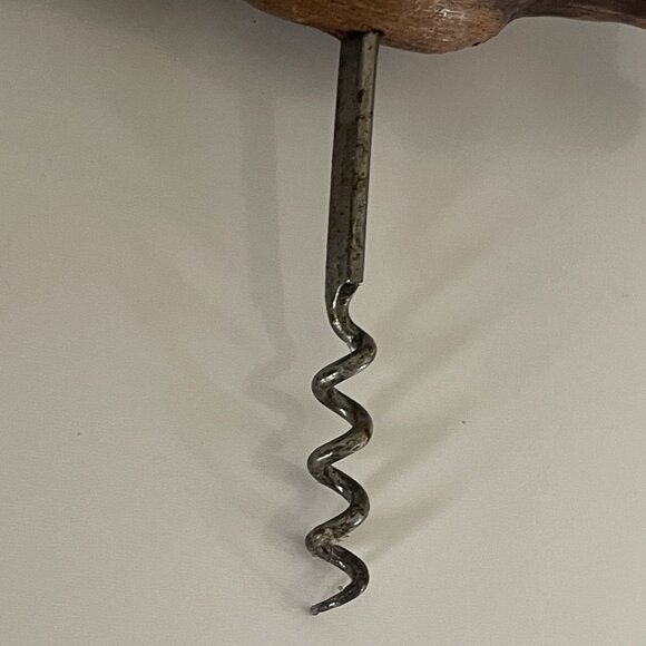 Vintage Gnarled Burled Grape Vine Wood Corkscrew Wine Opener Hand Crafted - Picture 12 of 13